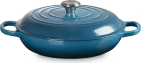 Le Creuset Gourmet-Profitopf Bräter aus Gusseisen rund 28cm 2.8l deep teal