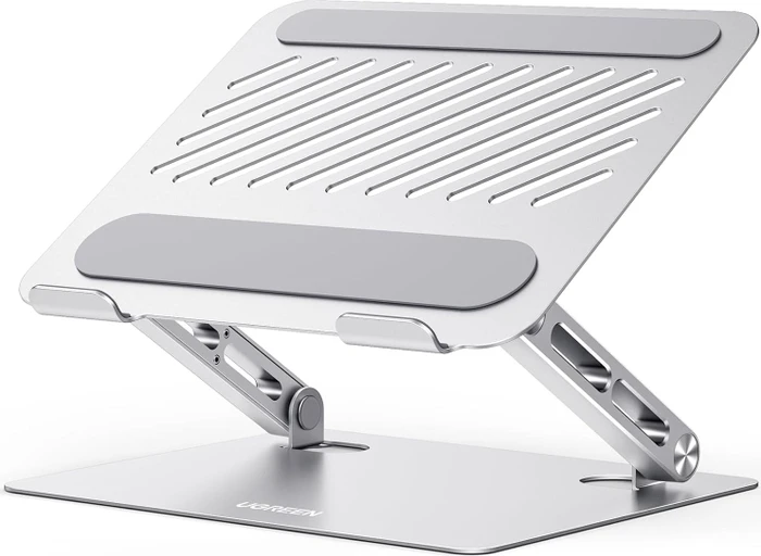 Ugreen Notebook-Stand 10-17.3", silber, verstellbar, faltbar