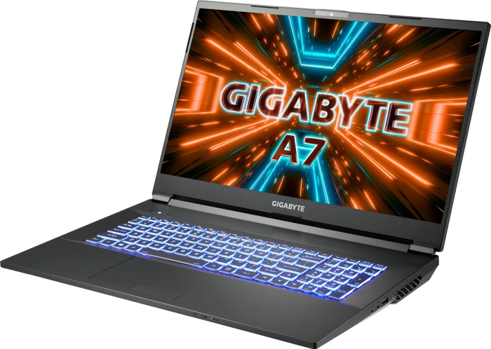GIGABYTE A7, Ryzen 9 5900HX, 16GB RAM, 512GB SSD, GeForce RTX 3070, DE