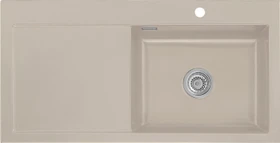 systemceram Mera 100 SL F Einbau Becken rechts fango