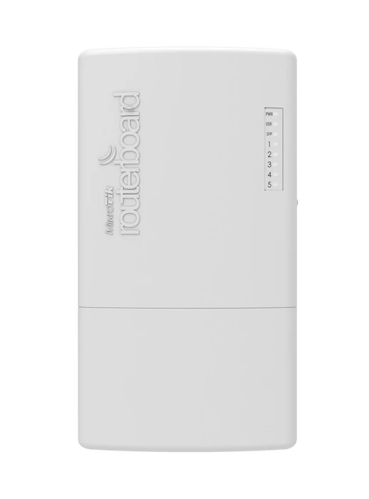 MikroTik RouterBOARD PowerBox Pro Outdoor Polemount Router, 5x RJ-45, 1x SFP, PoE