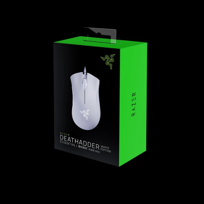 Razer DeathAdder Essential 2021 White Edition, weiß, USB