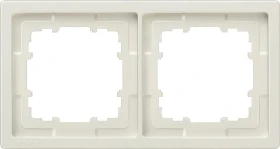 Siemens DELTA style Rahmen 153x82mm 2-fach, platinmetallic