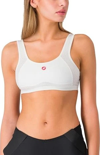 Castelli Rosso Corsa Sport-BH weiß (Damen)