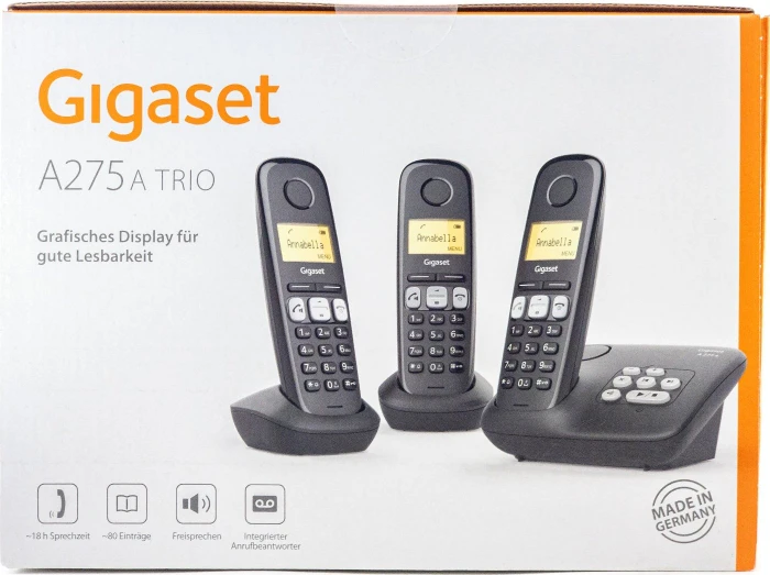 Gigaset A275A Quattro schwarz