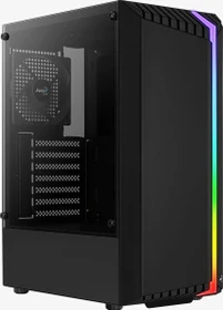 AeroCool Bionic V1, schwarz, Glasfenster