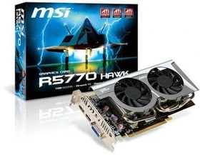 MSI Radeon HD 5770, R5770 Hawk, 1GB GDDR5, DVI, HDMI, DP