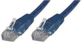 MicroConnect Patchkabel, Cat5e, U/UTP, RJ-45/RJ-45, 1m, blau