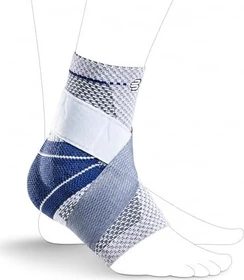 Bauerfeind MalleoTrain Plus Sprunggelenkbandage rechts Größe 4 titan, 1 Stück