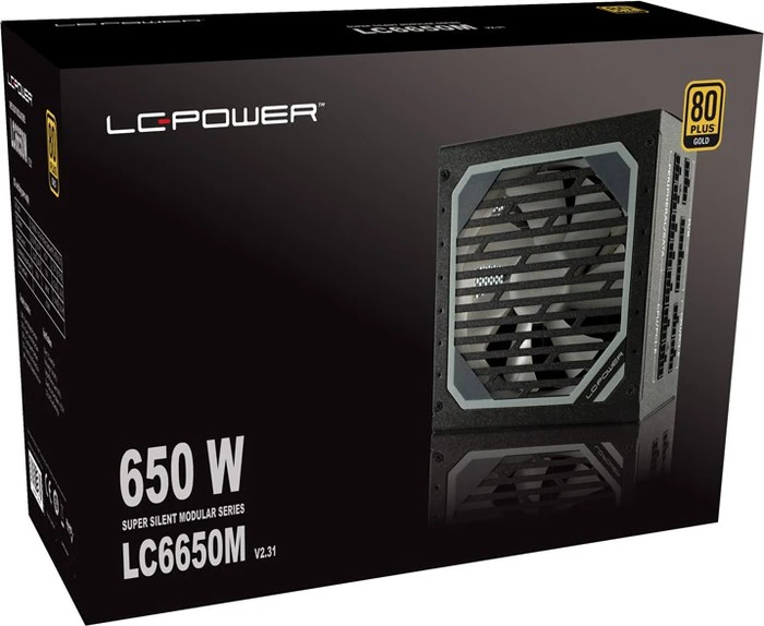 LC-Power LC6650M V2.31 Super Silent Modular 650W, ATX 2.31