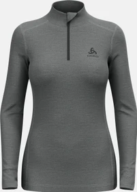 Odlo Natural Merino 260 Baselayer Half Zip Funktionsshirt langarm odlo steel grey melange (Damen)