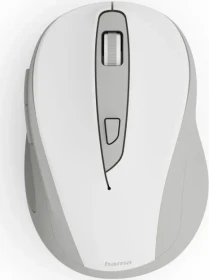 Hama WM-400 Silent Wireless 6-Button Mouse weiß/grau, USB (00173078)