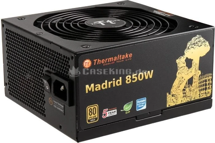 Thermaltake European Gold Madrid 850W, ATX 2.3