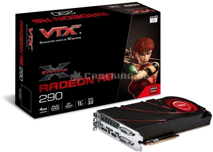 VTX3D Radeon R9 290 X-Edition, 4GB GDDR5, 2x DVI, HDMI, DP