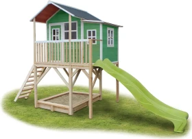 Exit Toys Exit Loft 750 Holz Spielhaus grün