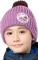 Jack Wolfskin Pompom Badge Beanie vivid orchid (Junior) Vorschaubild