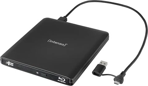Intenso EOD 500BD Slim, SlimLine schwarz, USB-C 3.0/USB-A 3.0