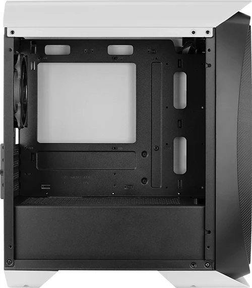 AeroCool Aero One Mini Eclipse, weiß, Glasfenster