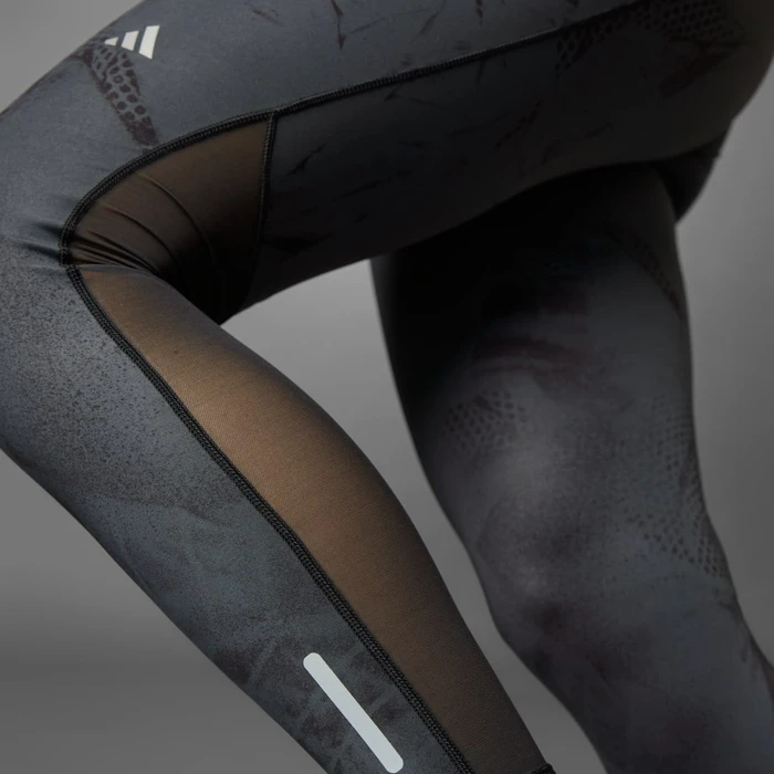 adidas Ultimate adidas Print Hose 7/8 carbon/black (Damen)