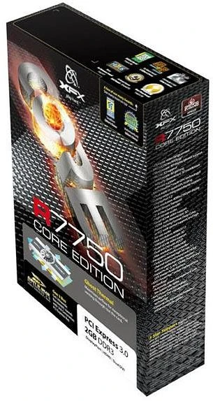 XFX Radeon HD 7750 Core Edition Dual-Slot, 2GB DDR3, 2x DVI, HDMI, DP