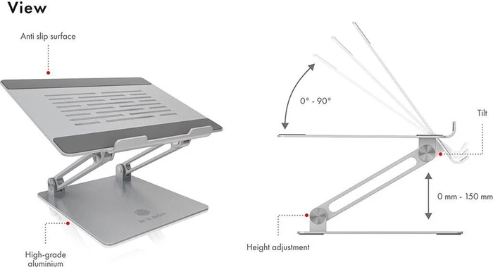 RaidSonic Icy Box IB-NH300, Notebook-Stand bis 17"