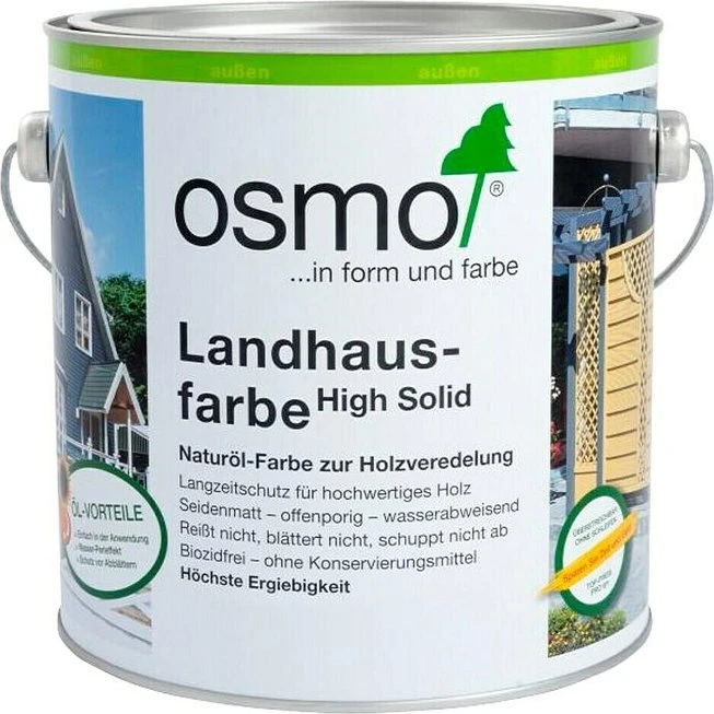 Osmo Landhausfarbe 2742 außen verkehrsgrau, 2.5l