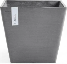 Ecopots Kunststoff-Topf Rotterdam 40x40cm grey
