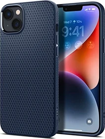 Spigen Liquid Air für Apple iPhone 14 navy blue