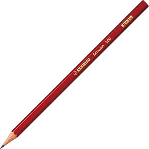 STABILO Schwan Bleistift H, rot