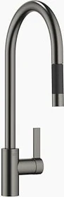 Dornbracht Tara Ultra Einhebelmischer mit Brausefunktion dark platinum matt