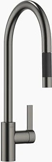 Dornbracht Tara Ultra Einhebelmischer mit Brausefunktion dark platinum matt