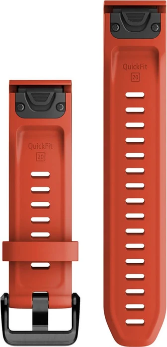 Garmin Ersatzarmband QuickFit 20 Silikon flame red