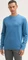 Tom Tailor Basic Baumwolle Strickpullover ocean blue melange (Herren) Vorschaubild