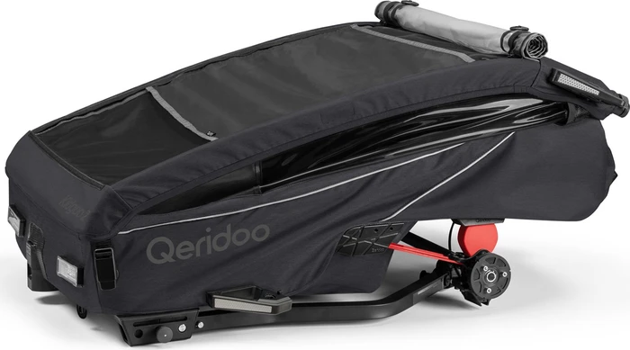 Qeridoo Kidgoo 2 Fahrradanhänger phantom grey (Modell 2026)