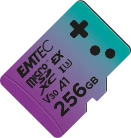 Emtec Express Gaming R880/W700     256GB, UHS-I U3, A1, Class 10, SD Express EX I