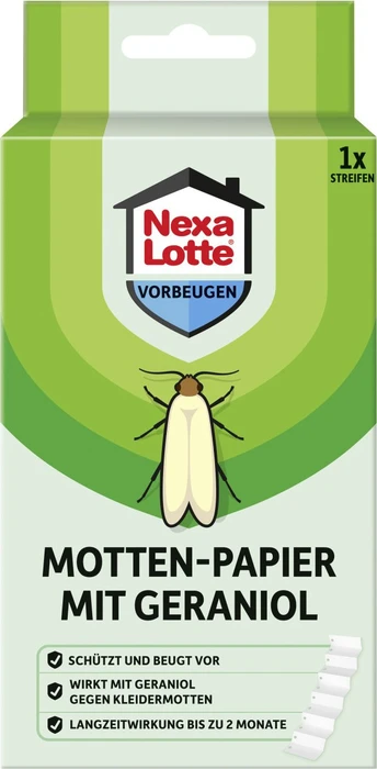 Evergreen Garden Care Nexa Lotte Motten-Papier mit Geraniol