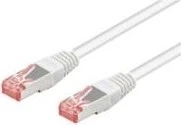 goobay Patchkabel, Cat6, S/FTP, RJ-45/RJ-45, 1m, weiß
