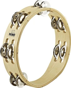 Nino Holz Tamburin 8" 2-reihig