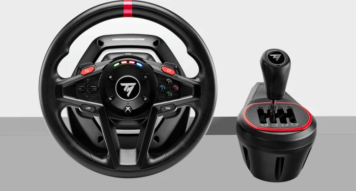 Thrustmaster T128 Shifter Pack Lenkrad inkl. TH8S Add-On Shifter (Xbox SX/Xbox One/PC)