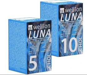 Wellion Luna CHOL Cholesterin-Teststreifen, 10 Stück