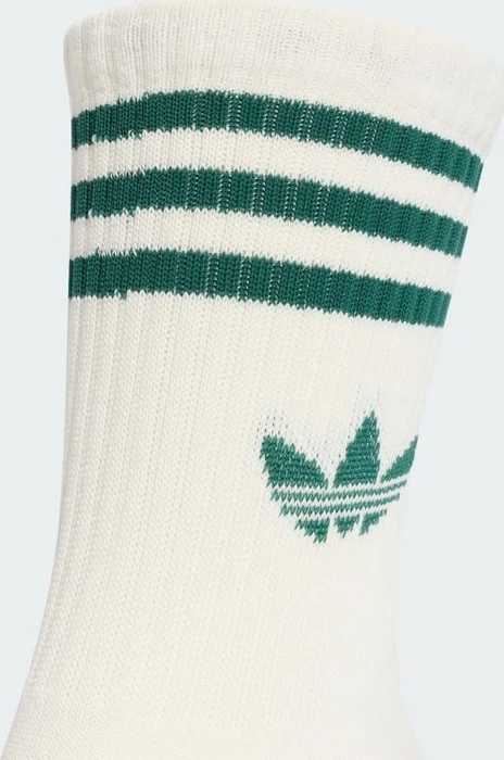 adidas 3-Streifen Crew Socken night indigo/team victory red/collegiate green, 3 Paare