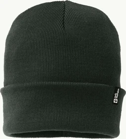 Jack Wolfskin Rib Beanie black olive
