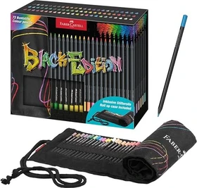 Faber-Castell Black Edition Buntstift sortiert, Kartonetui, 72er-Set