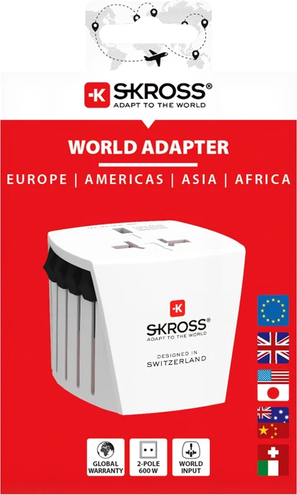 Skross World Travel Adapter MUV Micro, weiß