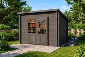 Alpholz Gartenhaus Maria 300x275cm grau