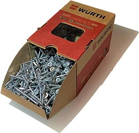 Würth ASSY 4 CSMP 6x120 Spanplattenschraube, 6x120mm, 100 Stück