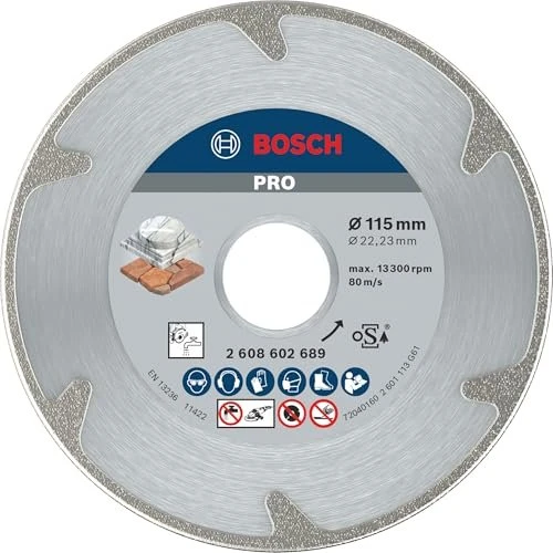 Bosch Professional Marmor Best Diamanttrennscheibe, 115x2.2x22.23mm, 1 Stück