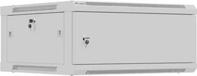 Lanberg WF01 Series 19" Wandschrank 4HE, hängend, Flatpack, Stahltür, IP20, RAL 7035, 600mm tief