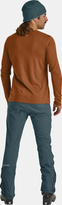 Ortovox 185 Merino Mountain Cutout Funktionsshirt langarm bristle brown (Herren)