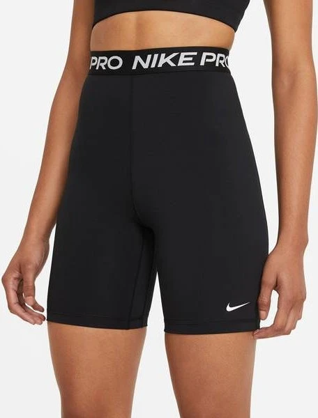 Nike Pro 365 High Waist 7in Hose kurz hi rise black/white (Damen)
